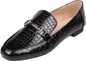 Feversole Women's Fashion Trim Deco Loafer Slippers