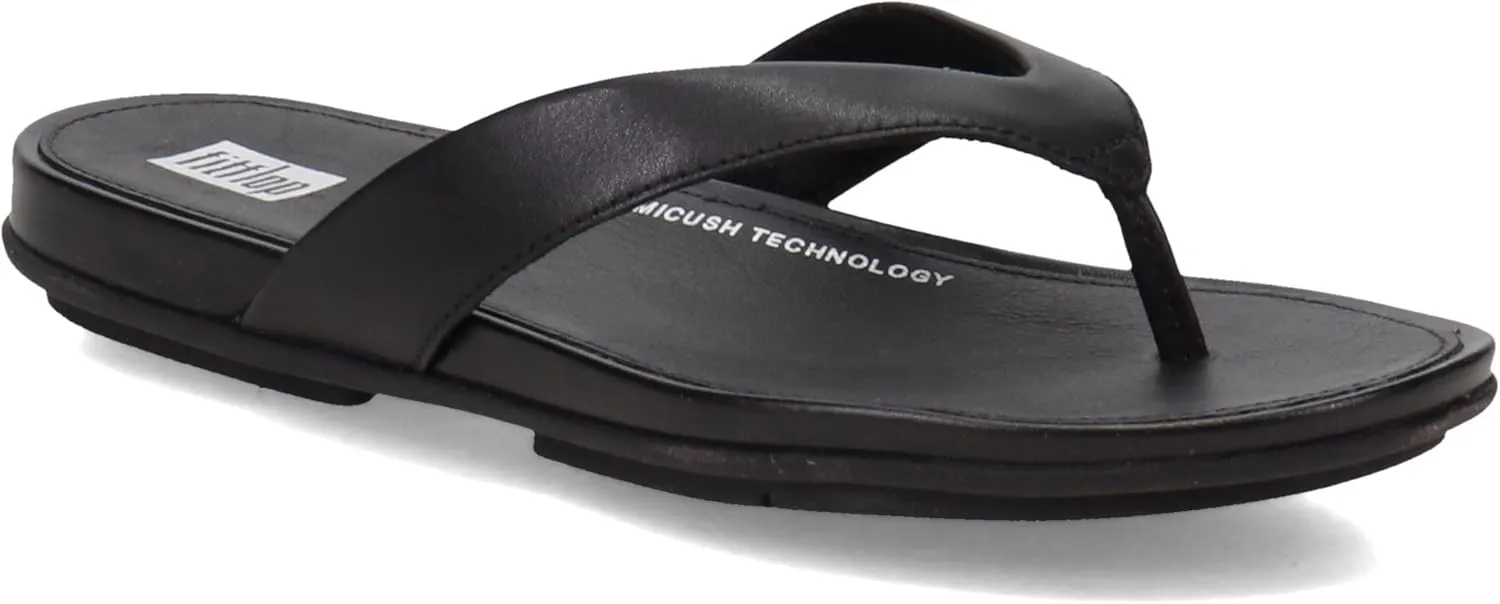 FitFlop Womens Gracie Leather Flip-Flops
