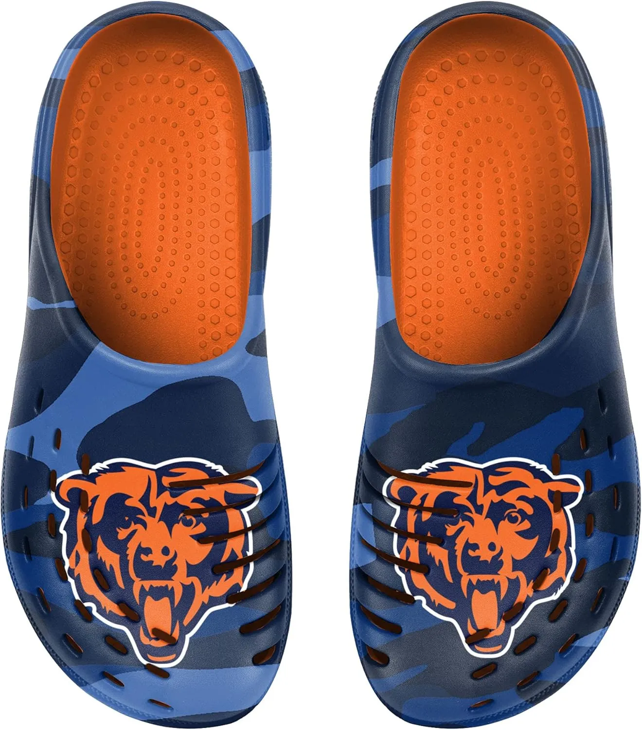 FOCO Men's NFL Team Logo Garden Water Sandals Shoes Slipper Clogs