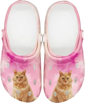FolHaoth Personalized Photo and Text Womens Mens Clogs Custom Pet Face Name Summer Slippers Garden Shoes Cat Dog Face Custom Funny Clog Gifts for Friends, Lover, Oneself