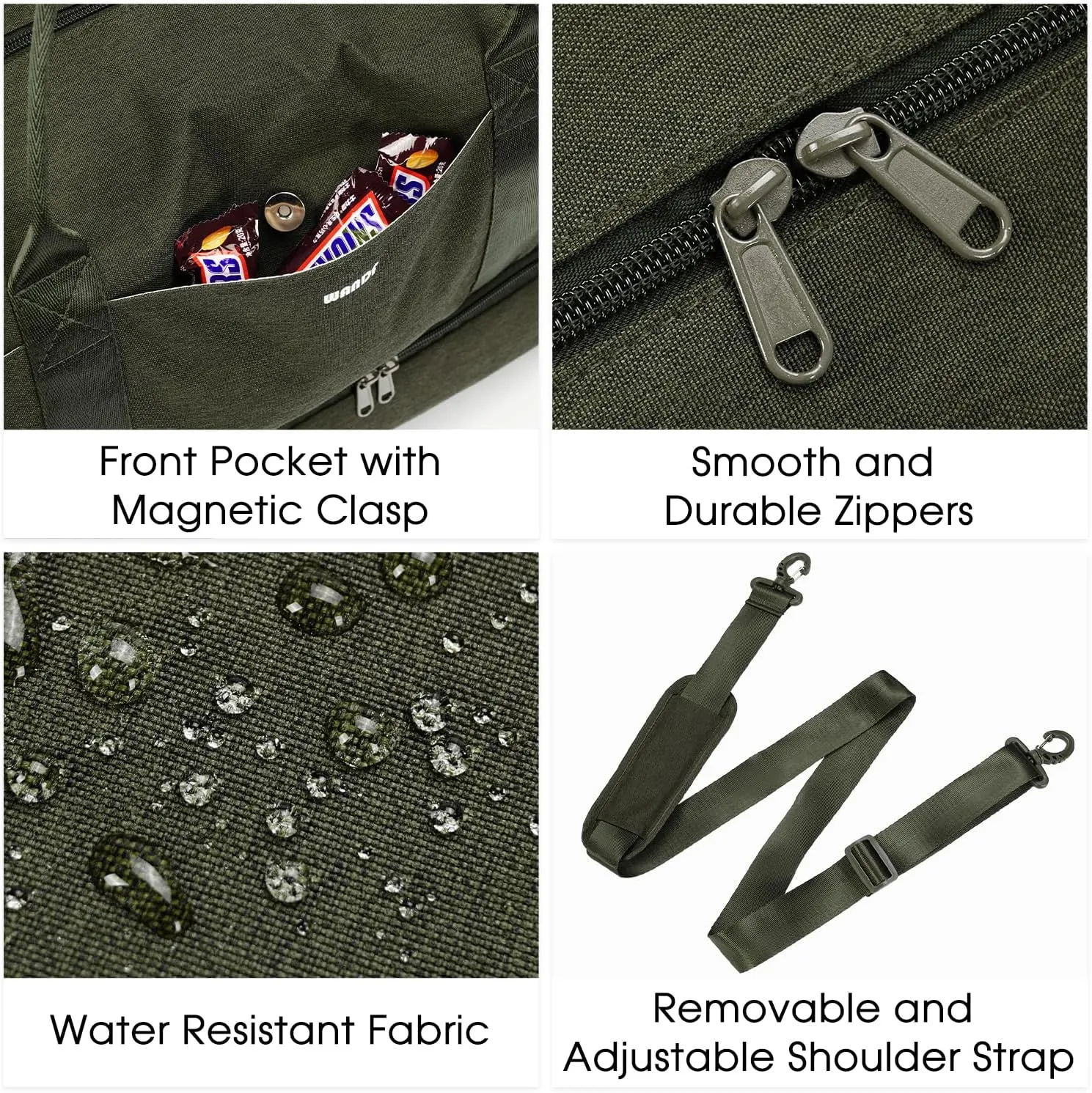 For Spirit Airlines 18x14x8 Personal Item Bag Underseat Carry On Bag with Wet Pocket & Shoe Compartment & USB Charging Port