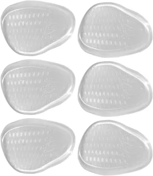 Forefoot Gel Pads for High Heels Nonslip Foot Inserts for Comfort Adhesive Backing for Secure Fit Suitable for Sandals Flats and Sneakers