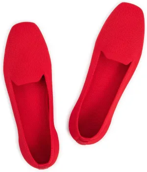 Frank Mully Women's Loafer Flats Square Toe Comfortable Office Work Shoes, Cute Penny Loafer Slip On Walking Driving Shoes