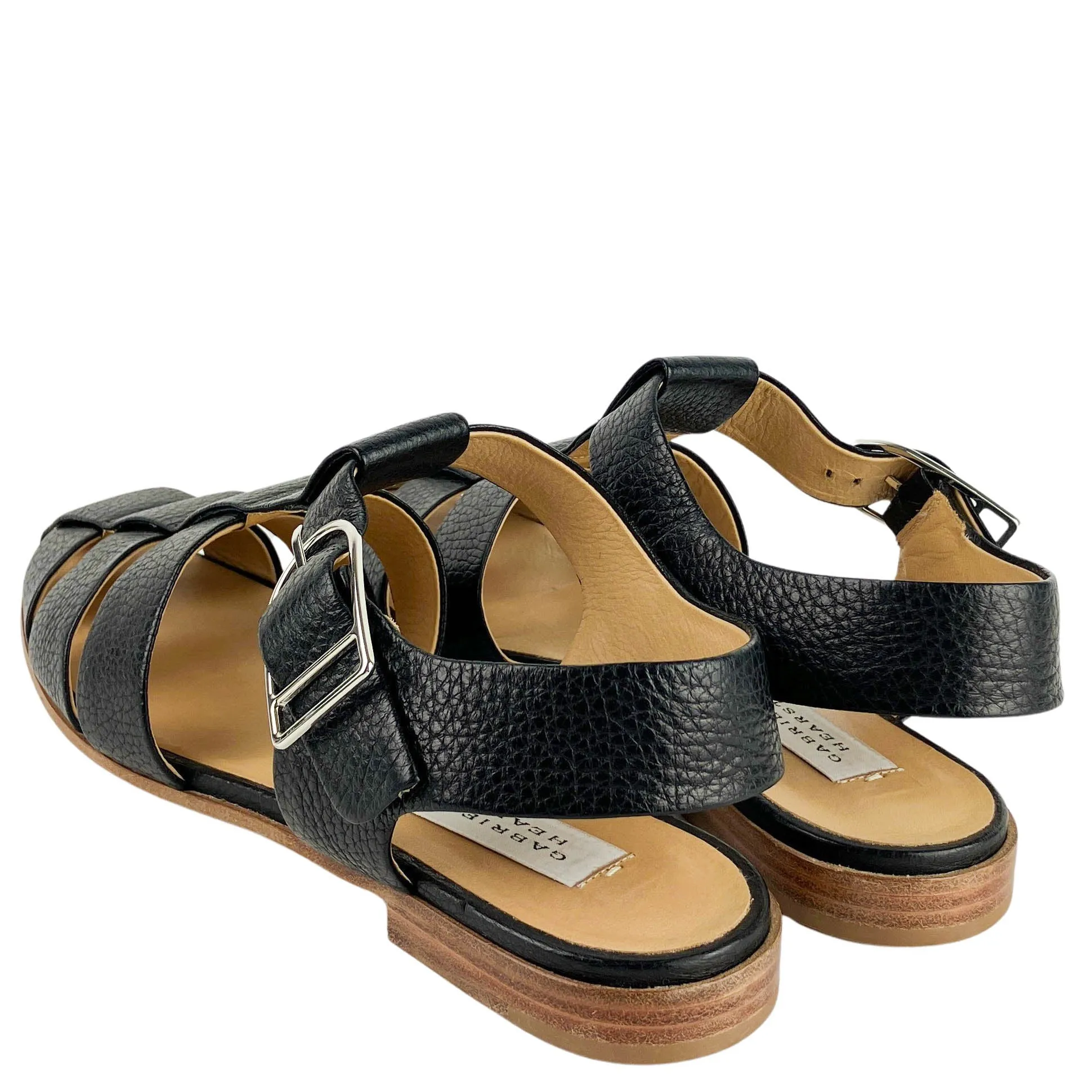 Gabriela Hearst Lynn Sandals in Black