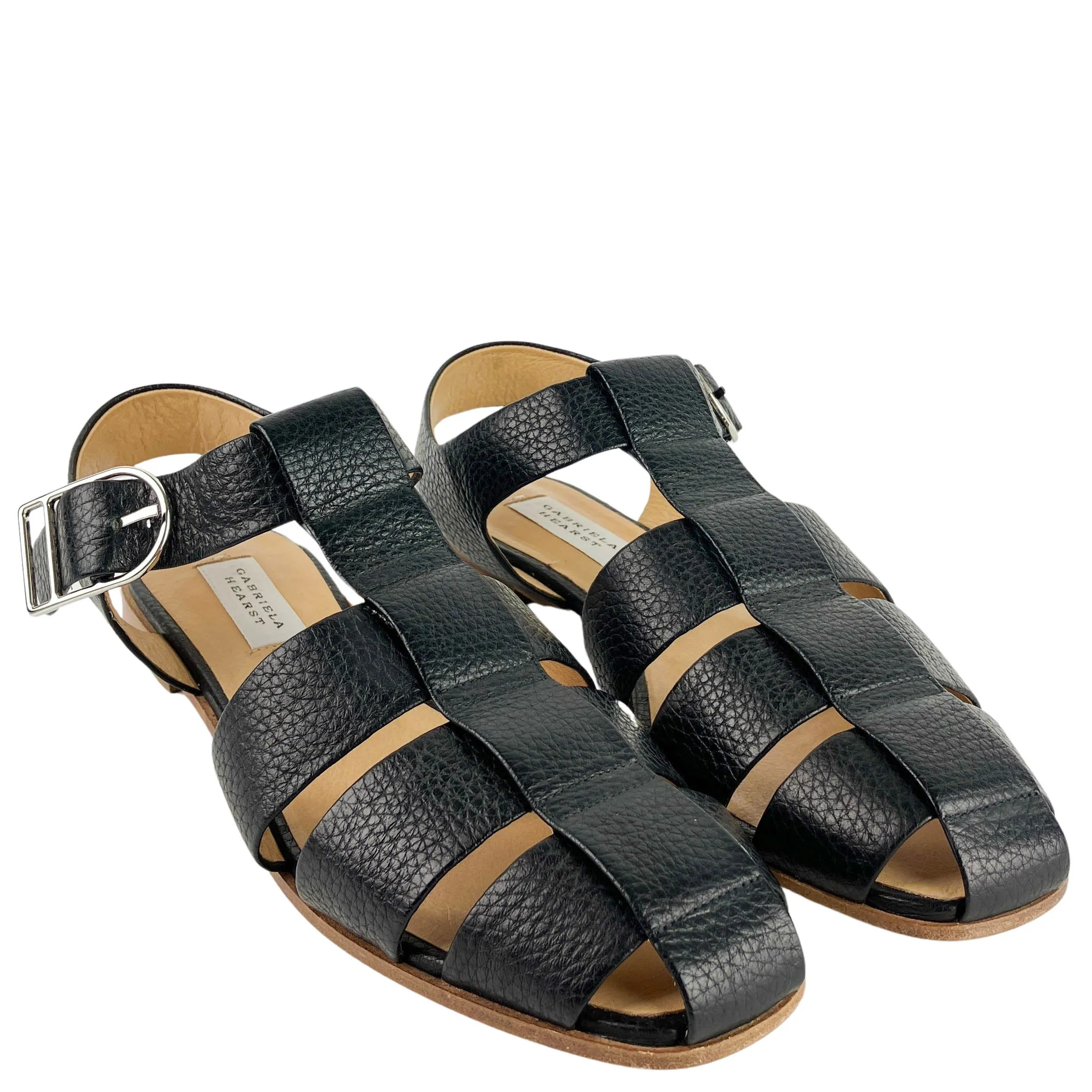 Gabriela Hearst Lynn Sandals in Black
