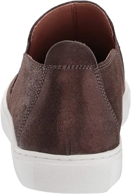 Gentle Souls by Kenneth Cole Women's Lowe Elastic Slip ON Sneaker, Bronze, 5 Medium US