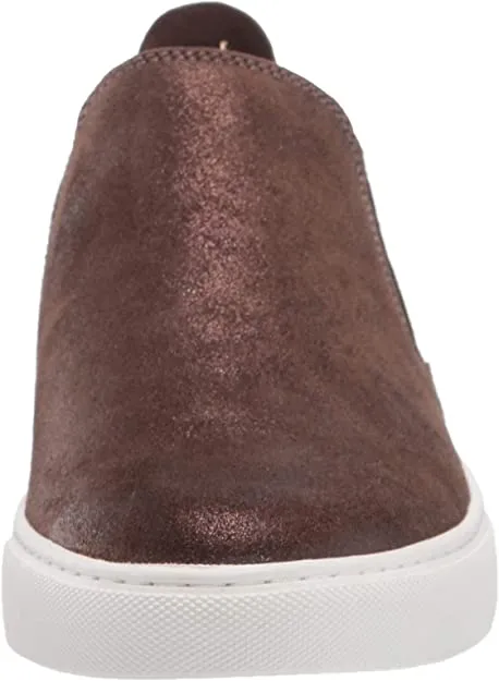 Gentle Souls by Kenneth Cole Women's Lowe Elastic Slip ON Sneaker, Bronze, 5 Medium US