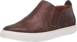 Gentle Souls by Kenneth Cole Women's Lowe Elastic Slip ON Sneaker, Bronze, 5 Medium US