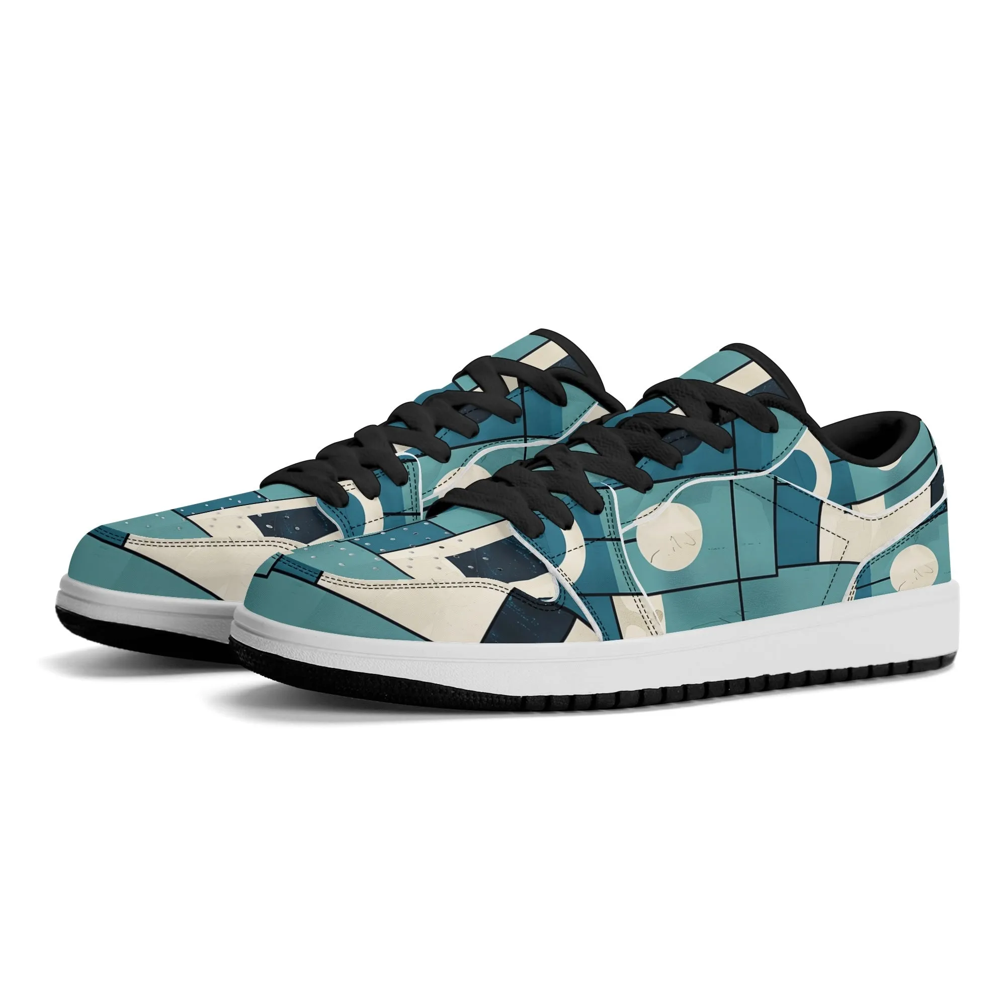 Geometry v3 Low Top Leder Sneaker für Damen