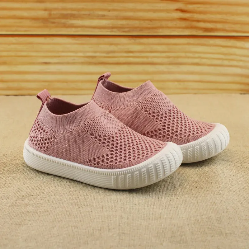 Girl Shoe Kid Casual Shoe Mesh Shoe Boy Sport Shoe Summer New Soft Sole Breathable Kid Shoe Solid Color Baby