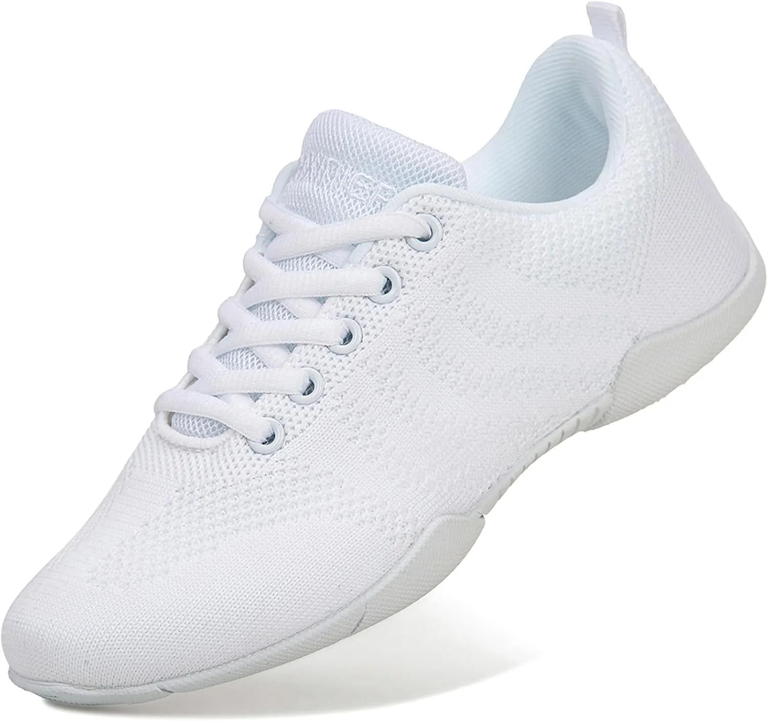 Girls White Cheerleading Shoes Lightweight Competition Sneakers Women Indoor Cheer Dance Shoe