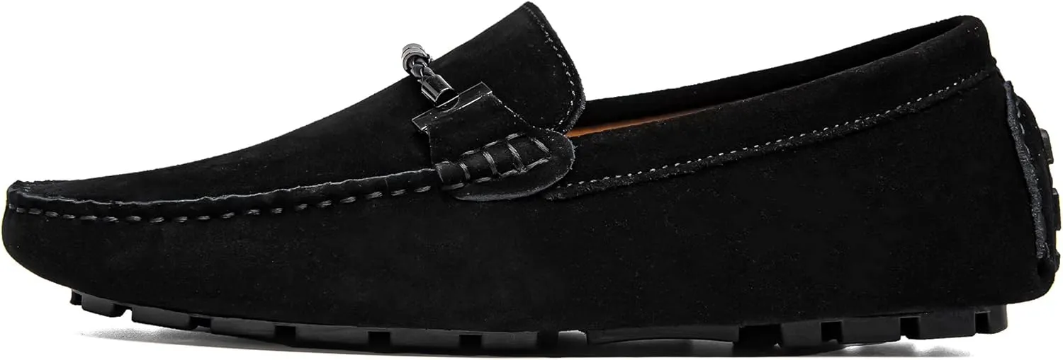 Go Tour Men's Penny Loafers Moccasin Driving Shoes Slip On Flats Boat Shoes