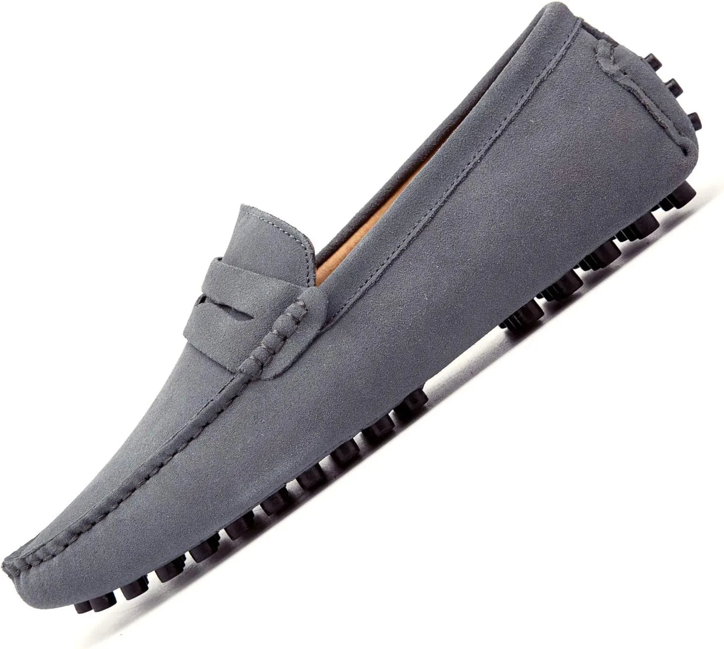 Go Tour Men's Penny Loafers Moccasin Driving Shoes Slip On Flats Boat Shoes
