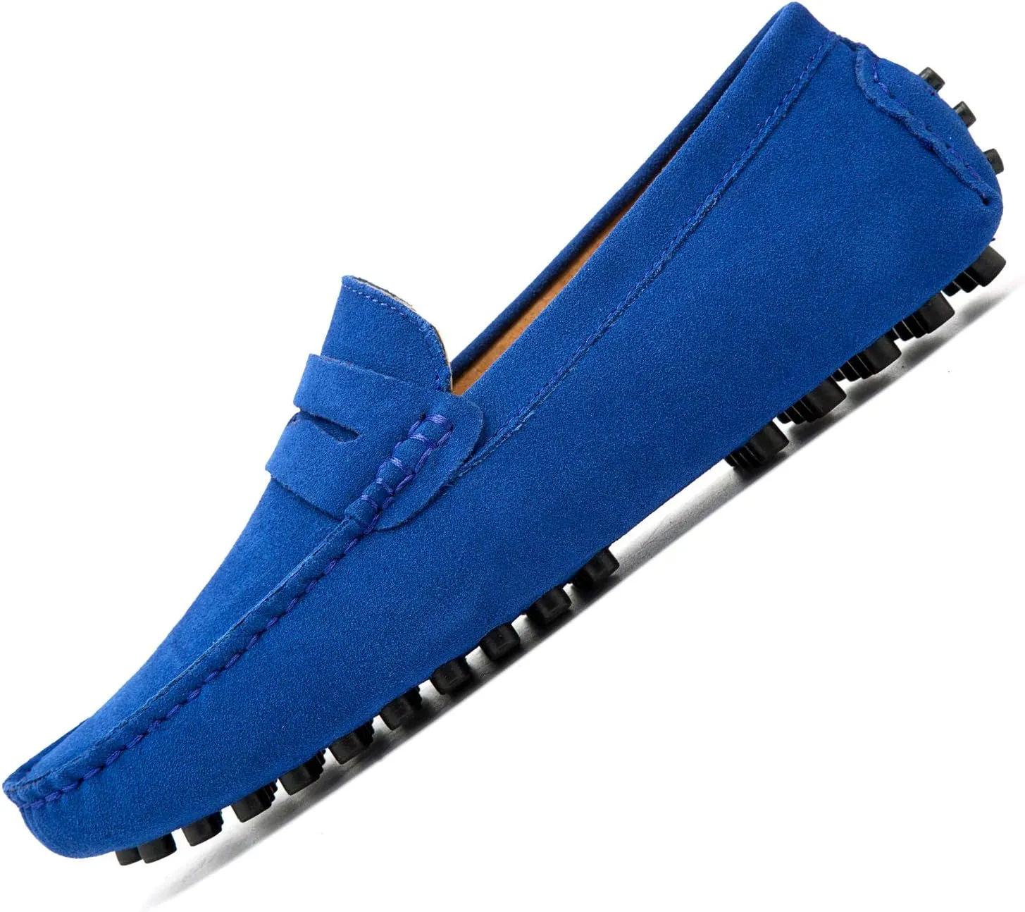 Go Tour Men's Penny Loafers Moccasin Driving Shoes Slip On Flats Boat Shoes