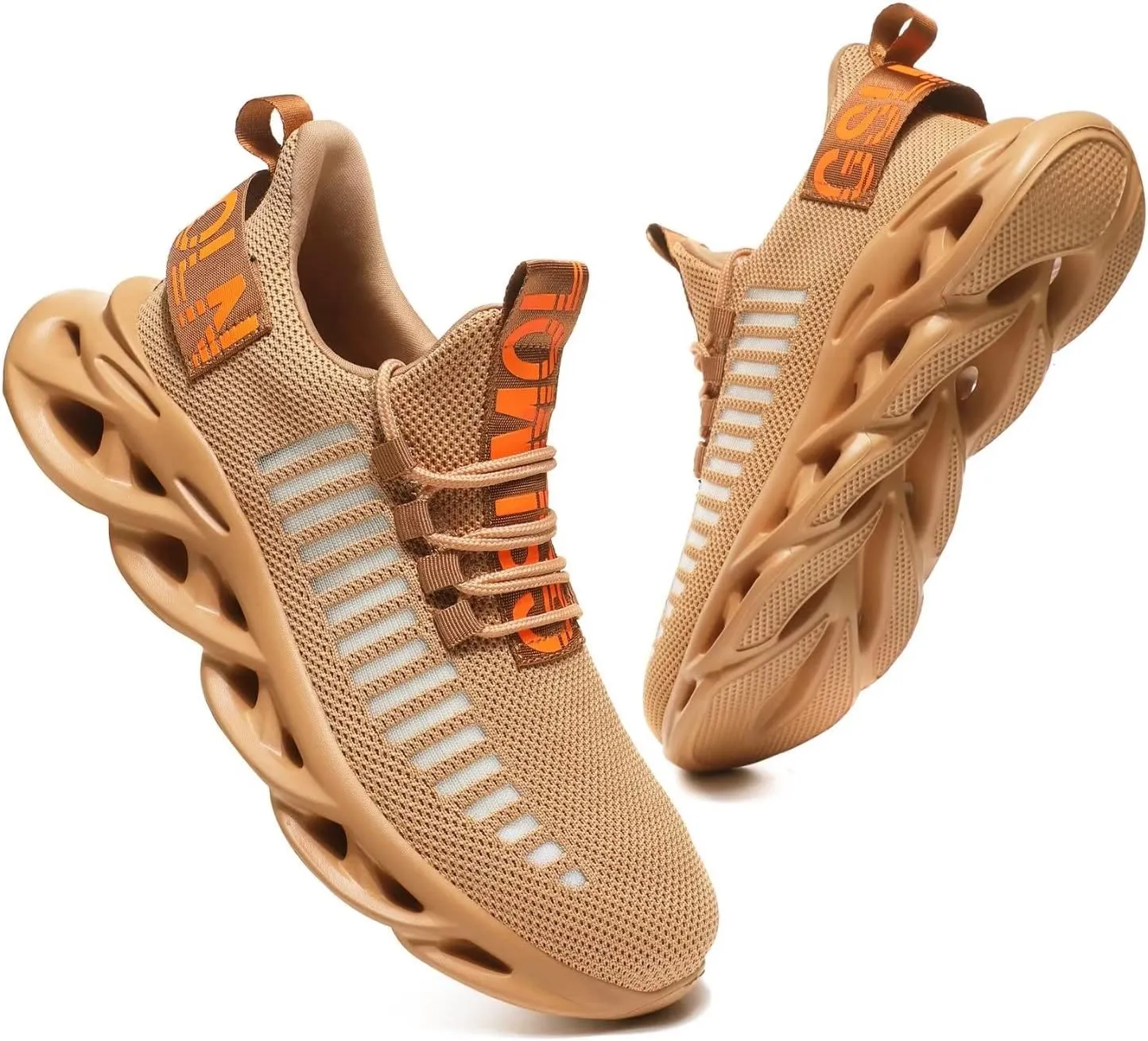GSLMOLN Men's Slip on Breathable Walking Shoes Ultra Lightweight Casual Sport Gym Fashion Sneakers