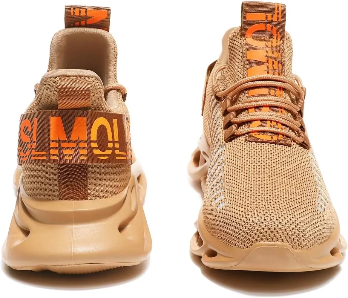 GSLMOLN Men's Slip on Breathable Walking Shoes Ultra Lightweight Casual Sport Gym Fashion Sneakers