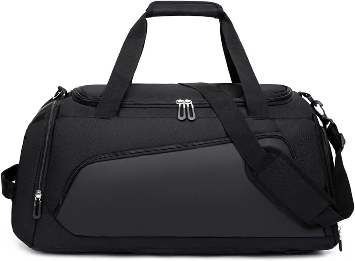 Gym Bag for Men Women 55L Lightweight Duffle Bag with Shoe Compartment & Wet Pocket Carry On Travel Duffel Bag for Sports, Gym, Yoga, Hiking, Camping Oxford Tactical Weekender Overnight Bag