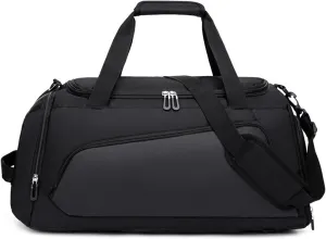 Gym Bag for Men Women 55L Lightweight Duffle Bag with Shoe Compartment & Wet Pocket Carry On Travel Duffel Bag for Sports, Gym, Yoga, Hiking, Camping Oxford Tactical Weekender Overnight Bag