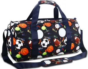 Gym Travel Duffle Bag for Boys - Gymnastics Sports Dance Bag with Shoe Compartment & Wet Pocket Football Kids Travel Bag Teens Weekender Sleepover Carry