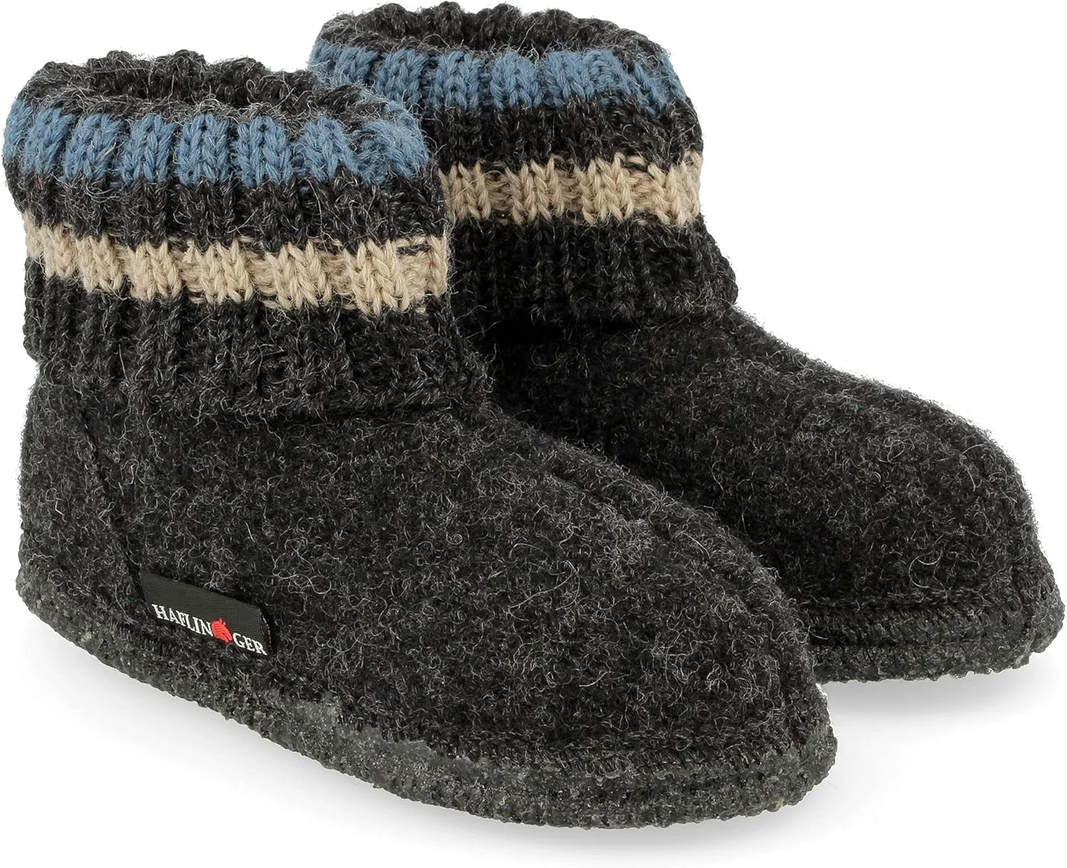 HAFLINGER Men's Hi-Top Slippers, xx