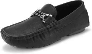 Hawkwell Kids Casual Penny Loafer Moccasin Dress Driver Shoes(Toddler/Little Kid/Big Kid)