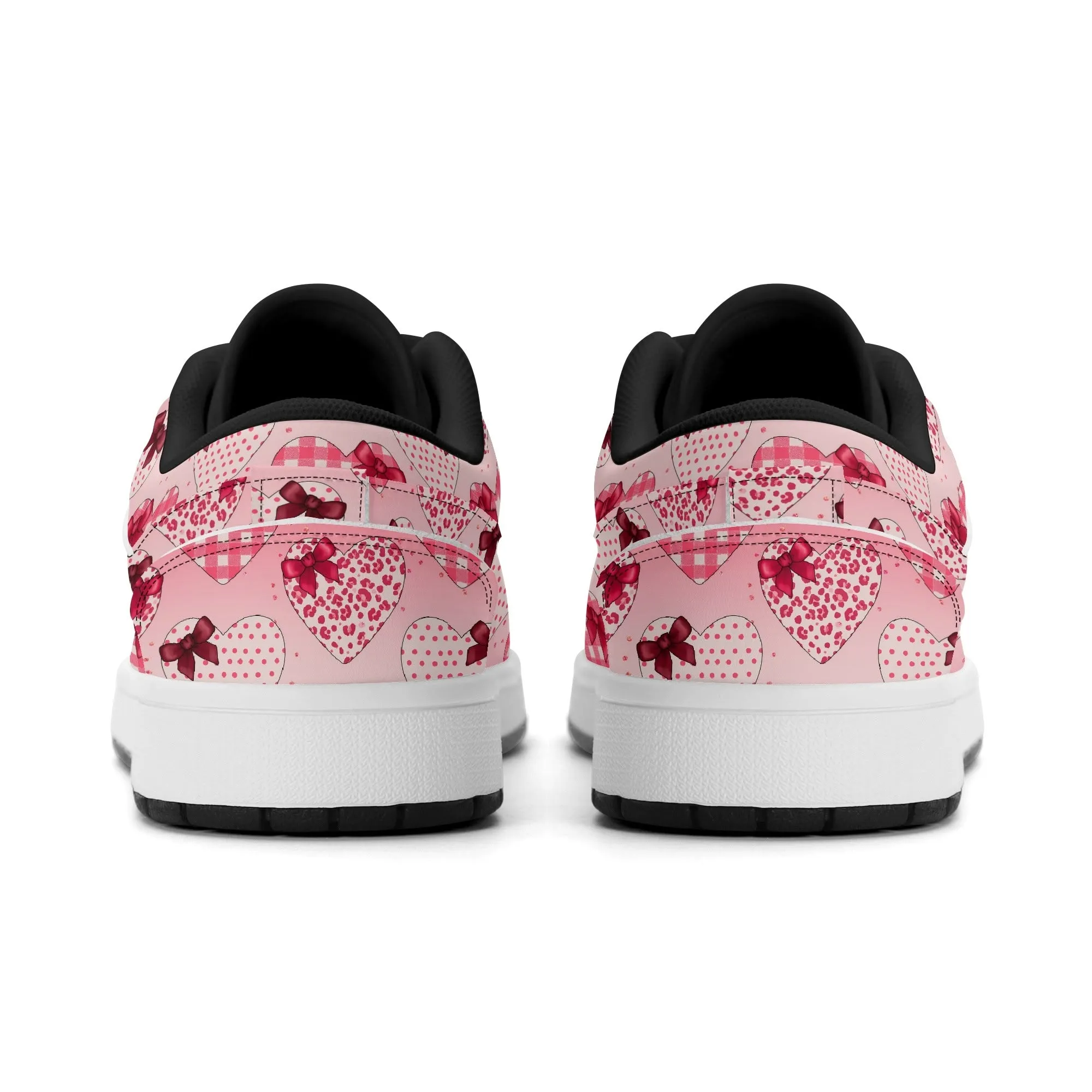 Hearts Low Top Leder Sneaker für Damen
