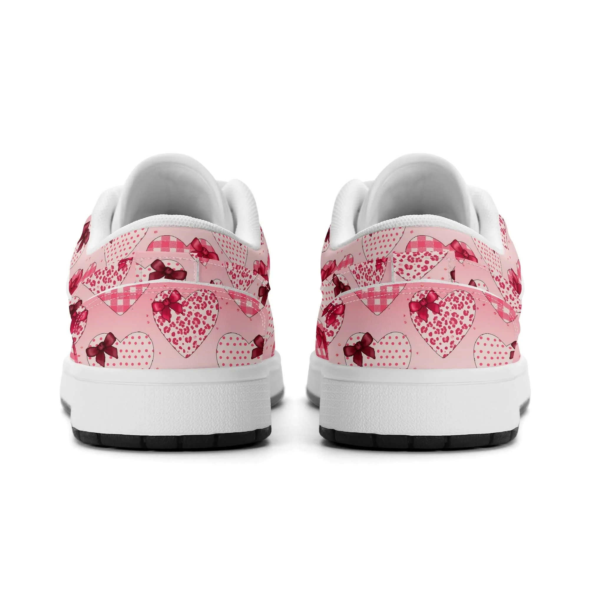 Hearts Low Top Leder Sneaker für Damen