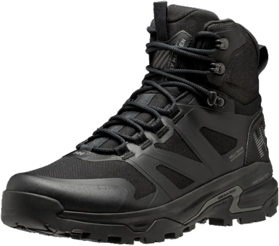 Helly-Hansen Ascender Mid HT Men's Waterproof Hiking Shoe - Durable Outdoor Footwear for All-Terrain Adventures, Breathable & Comfortable