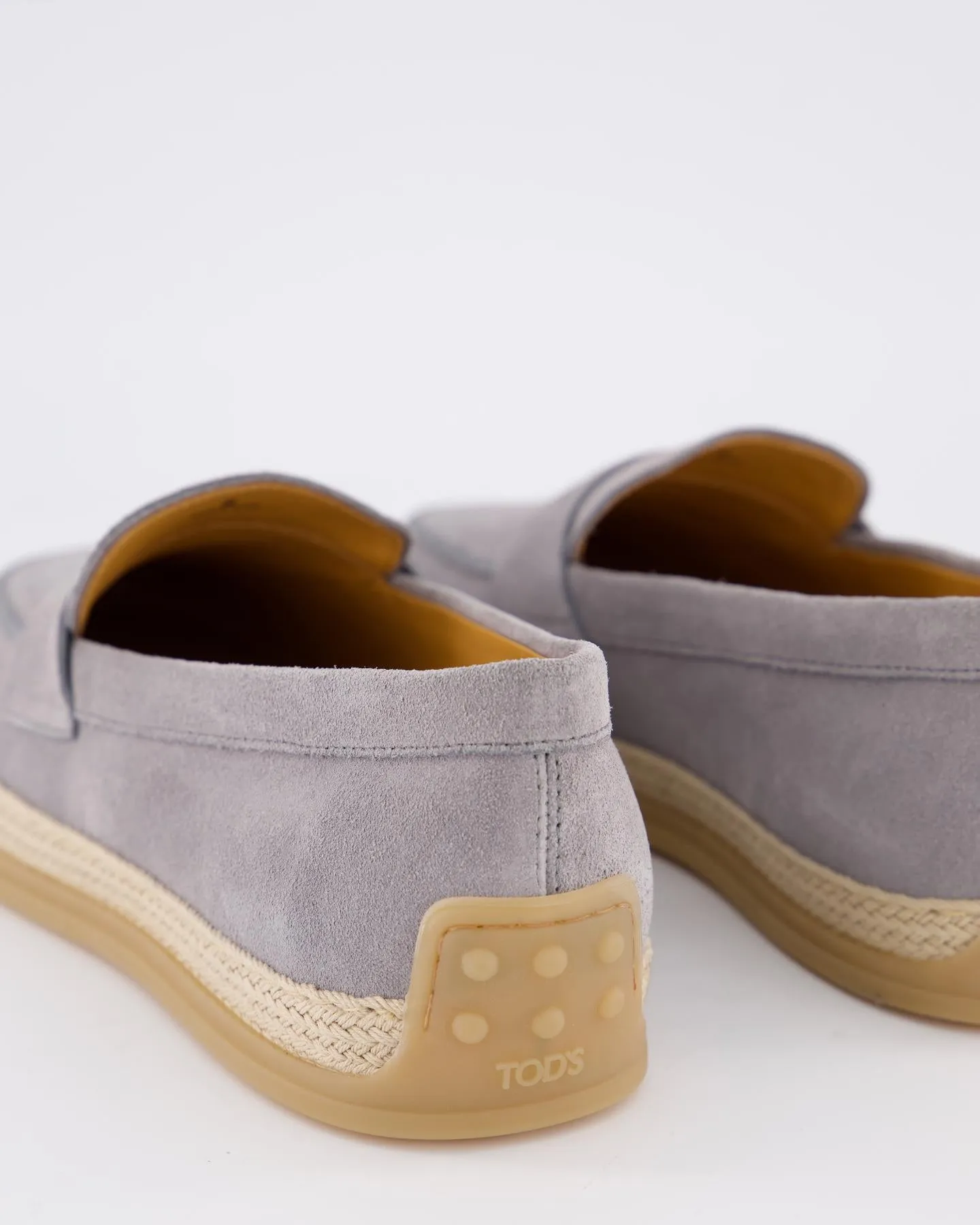 Heren Gomma Rafia Mocassin Grijs
