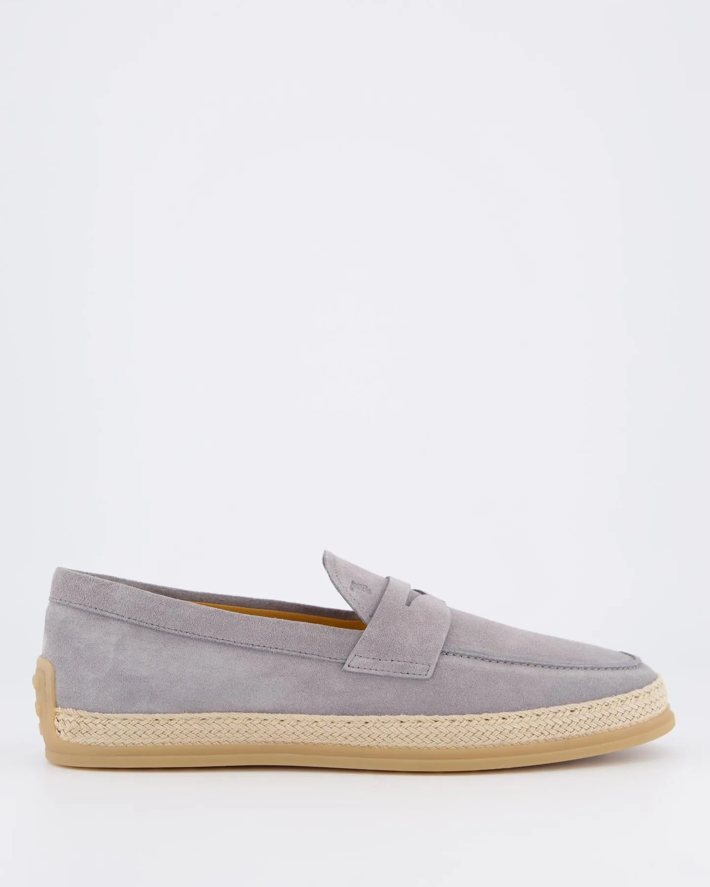 Heren Gomma Rafia Mocassin Grijs