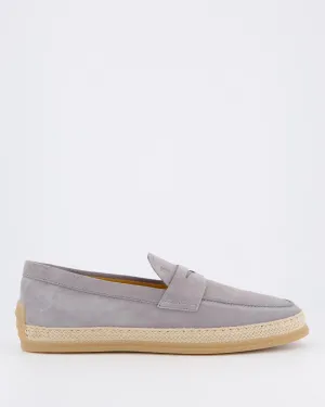 Heren Gomma Rafia Mocassin Grijs