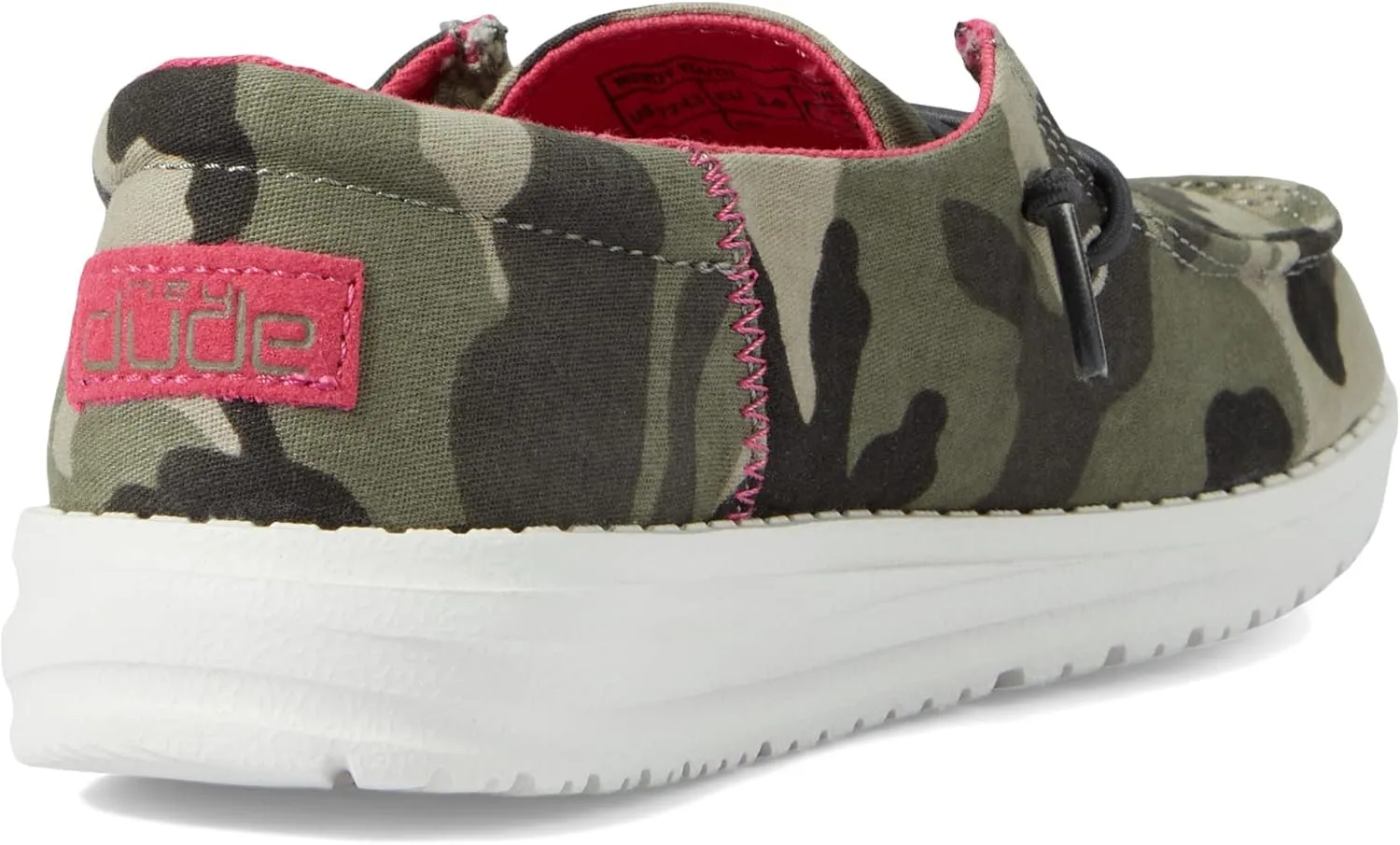 Hey Dude Girl's Wendy Youth Multiple Sizes & Colors | Girl’s Shoes | Girl’s Lace Up Loafers | Lightweight & Comfortable