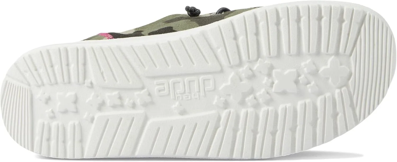 Hey Dude Girl's Wendy Youth Multiple Sizes & Colors | Girl’s Shoes | Girl’s Lace Up Loafers | Lightweight & Comfortable