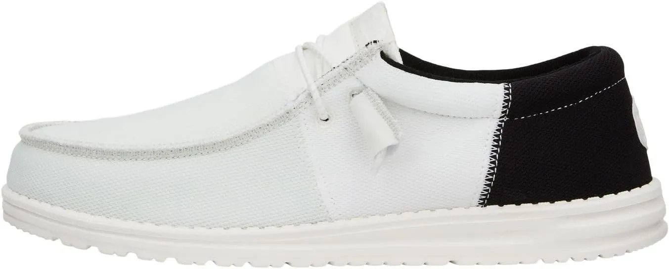 Hey Dude Wally Tri Varsity Sport Mesh - White/White