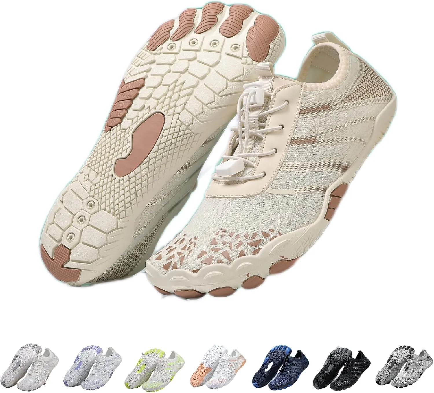 Hike Barefoot Shoes Women,2025 New Hiking Barefoot Shoes for Women Men , Breathable & Non-Slip Athletic Footwear, comfortable breathable zero-drop trail running shoes, Water Shoes Women Men ，quick-drying non-slip wide-toe box water shoes