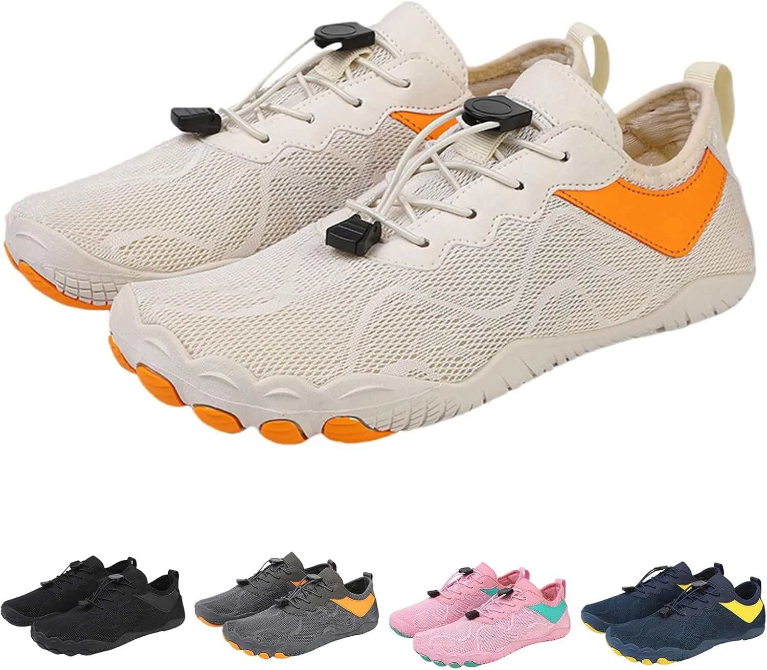 Hiking Footwear for Women Men Wide Toe Box&Healthy Swim Shoes,Outdoor Non-Slip&Zero Drop Fashion Running Barefoot,Quick Dry Breathable Waterproof Water Shoes,Lightweight Adjustable Barefoot Unisex
