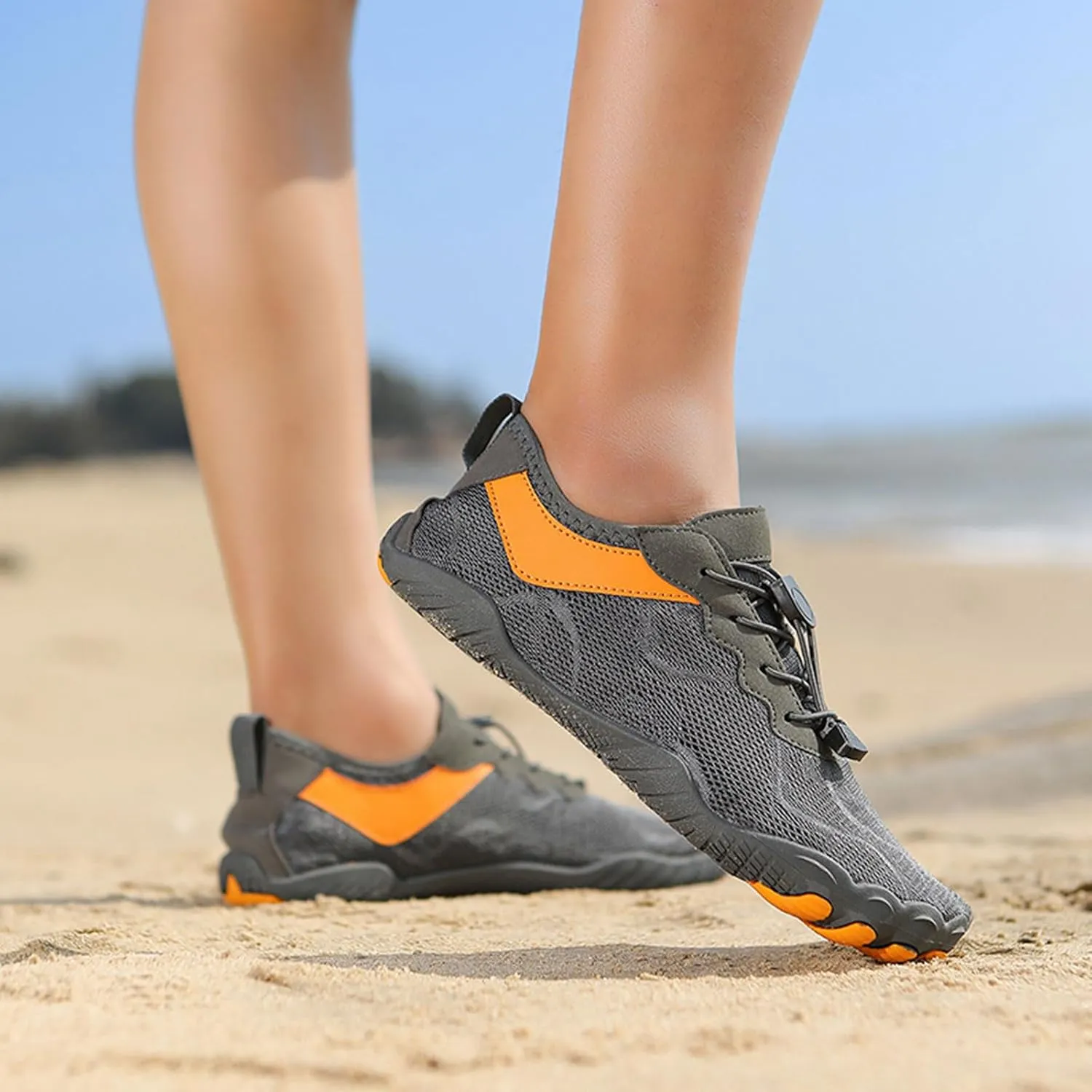 Hiking Footwear for Women Men Wide Toe Box&Healthy Swim Shoes,Outdoor Non-Slip&Zero Drop Fashion Running Barefoot,Quick Dry Breathable Waterproof Water Shoes,Lightweight Adjustable Barefoot Unisex