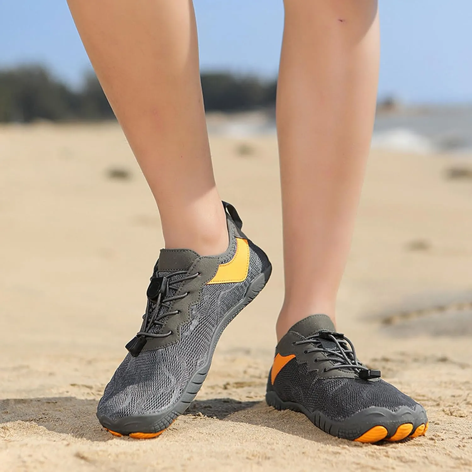 Hiking Footwear for Women Men Wide Toe Box&Healthy Swim Shoes,Outdoor Non-Slip&Zero Drop Fashion Running Barefoot,Quick Dry Breathable Waterproof Water Shoes,Lightweight Adjustable Barefoot Unisex