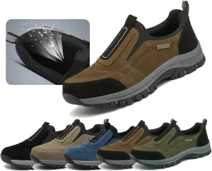 Hiking Shoes for Men Comfortable Waterproof Breathable Orthopedic Walking Hiking Shoes Walking Orthopedic Shoes,Breathable Slip-On Sneakers with Arch Perfect for Outdoor Activities All Year Round