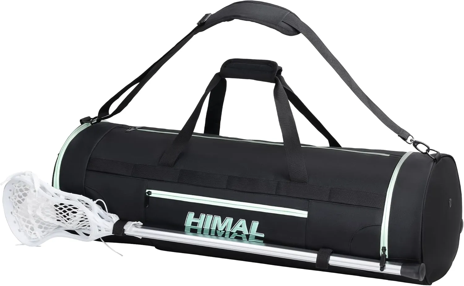 Himal Outdoors Lacrosse Backpack With Dual Strap, 2 Stick Holders and Separate Cleats Compartment, Large Capacity to Holds All Lacrosse Equipment Bag