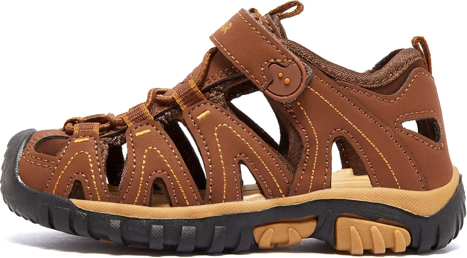 HOBIBEAR Boys Girls Sport Water Sandals Closed-Toe Outdoor(Toddler/Little Kid/Big Kid)