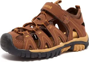 HOBIBEAR Boys Girls Sport Water Sandals Closed-Toe Outdoor(Toddler/Little Kid/Big Kid)