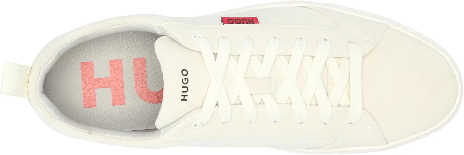 HUGO Men's Essential Cupsole Suede Low Top Sneaker