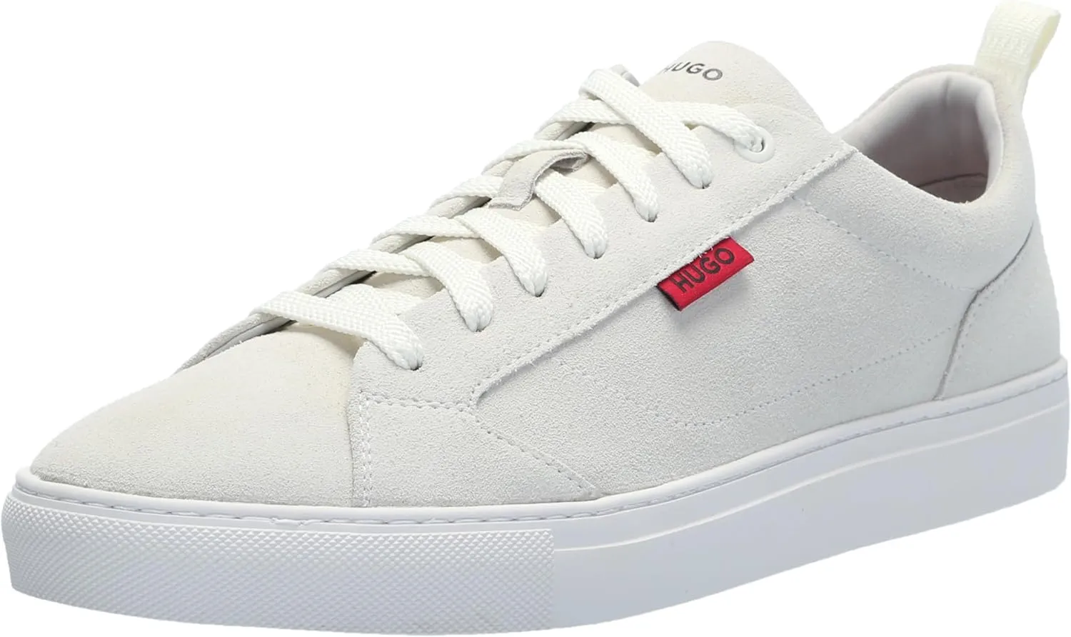 HUGO Men's Essential Cupsole Suede Low Top Sneaker