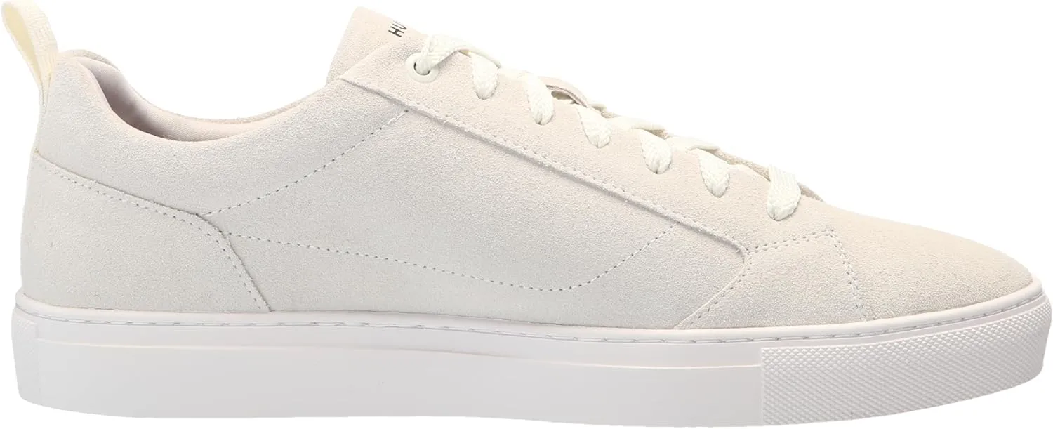 HUGO Men's Essential Cupsole Suede Low Top Sneaker