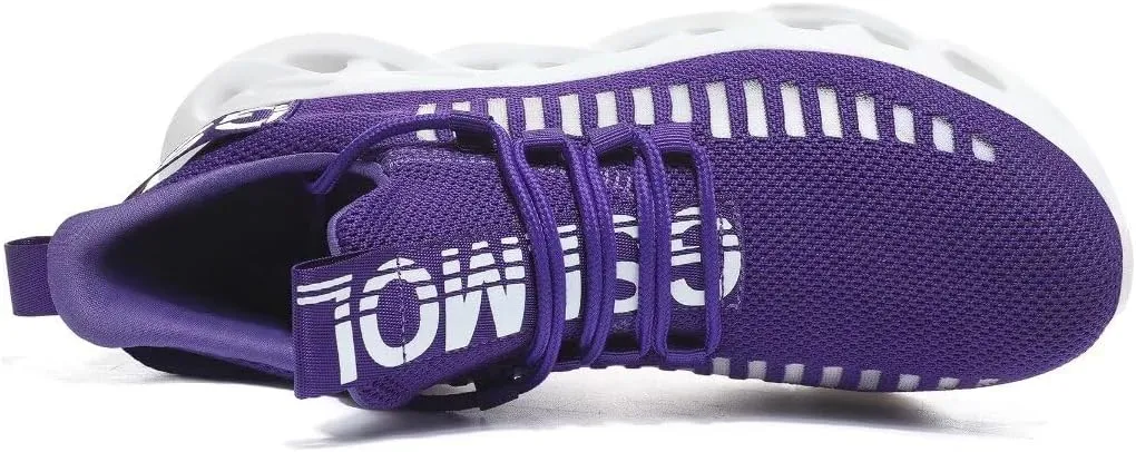 Jakcuz Women's Lace Up Walking Shoes Breathable Ultra Lightweight Sport Casual Ladies Girls Fashion Platform Sneakers