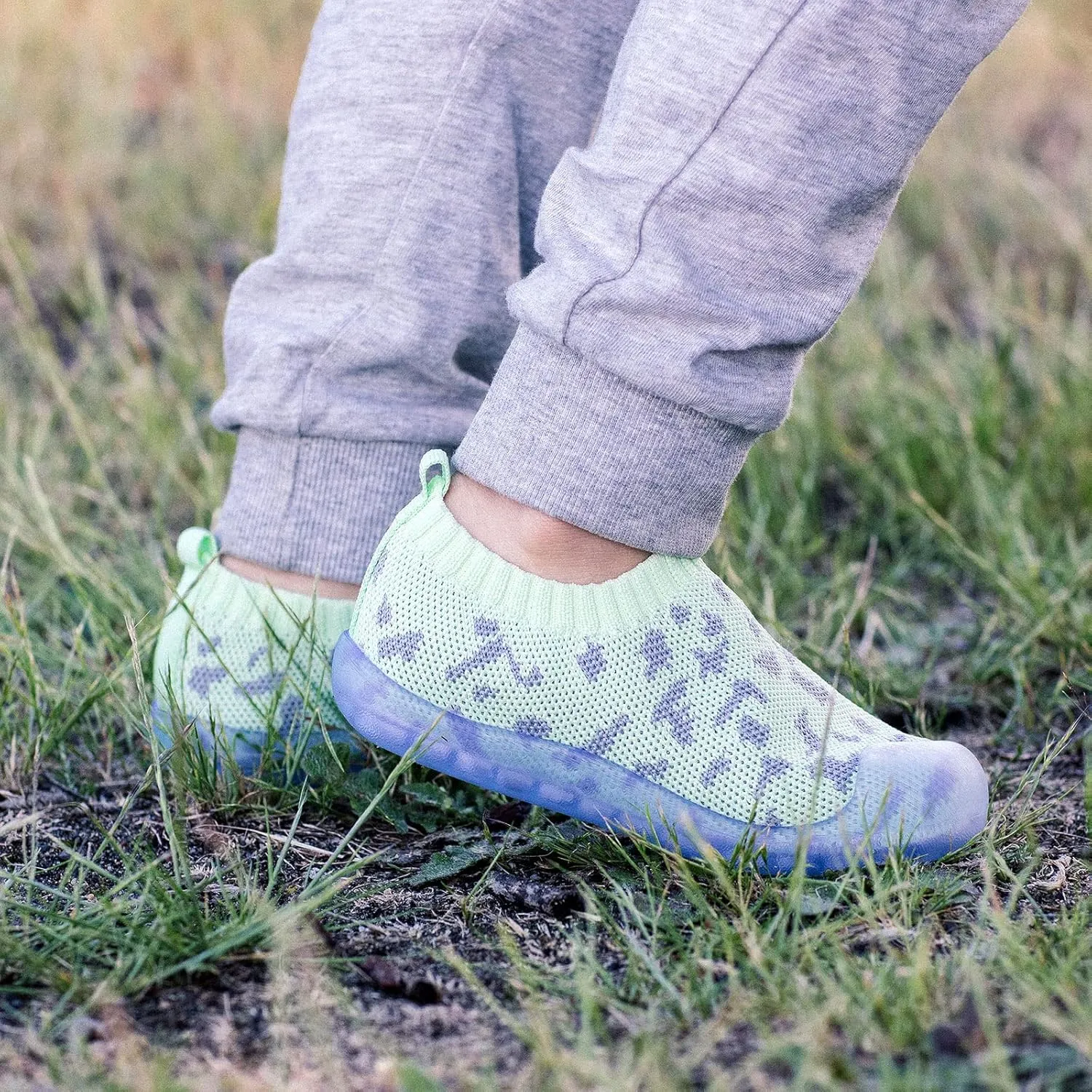 JAN & JUL Slip-on Kids Knit Shoes, Breathable Machine Washable Sneakers
