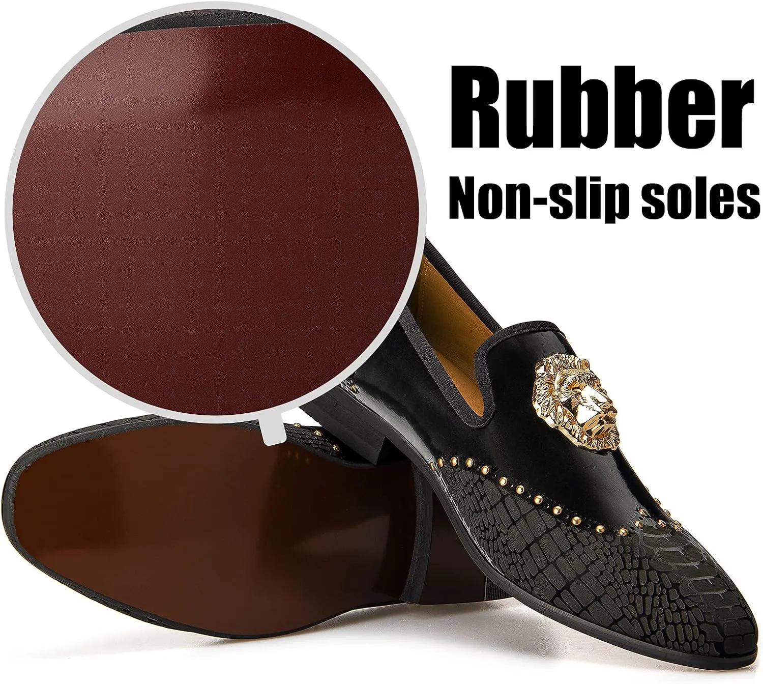 JITAI Luxury Men Shoes Black Loafers Leather Men 's Casual Shoes Brand Comfortable