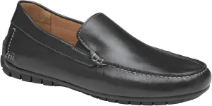 Johnston & Murphy Cort Moc Toe Venetian Black Full Grain Leather - Size 9M