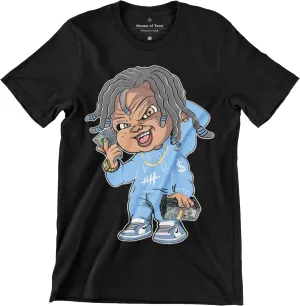 Jordan 1 Carolinaa Blue Killa Cash Doll Carolinaa Blue Shirt, Jordan 1 Carolinaa Blue Matching for Sneaker Jordan 1